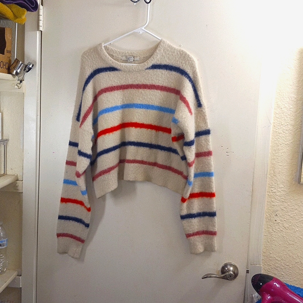 forever21 large crop top sweater